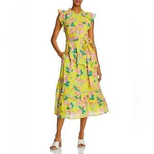 GUC Banjanan- Bella Dress in Yellow Floral. Size S